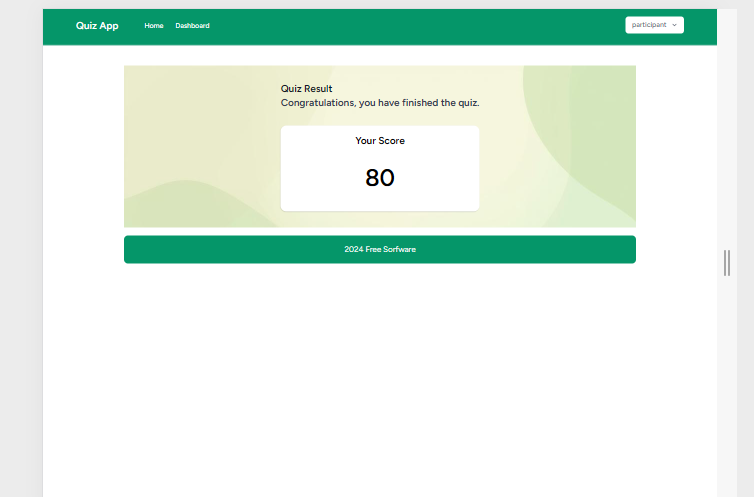 quiz result